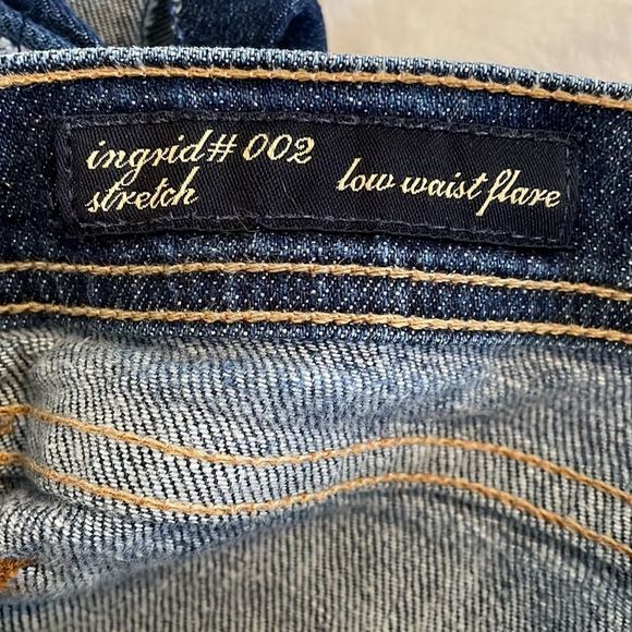 Citizens of humanity, Ingrid style, low waist flare, jeans, waist, 32 - Picture 4 of 8